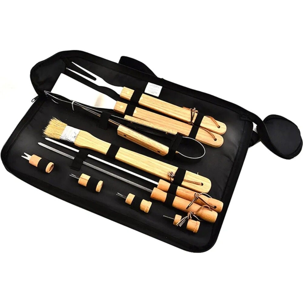 10 Piece BBQ Tools Gift Set NEW